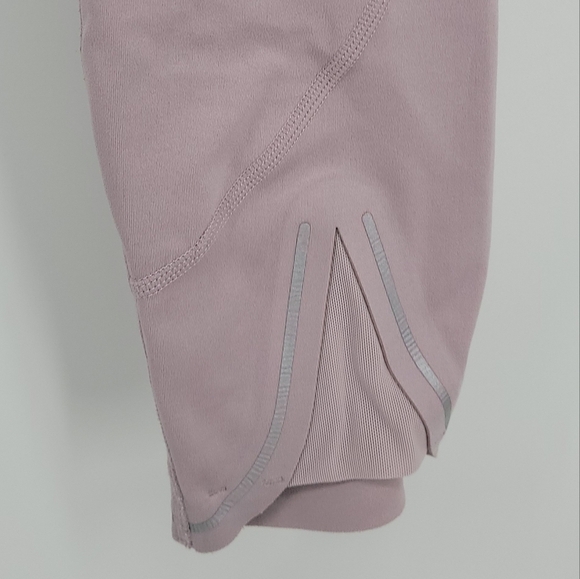 Athleta Womens Leggings With Rear Zip Pocket Split Reflective Ankles Size S - Picture 6 of 16